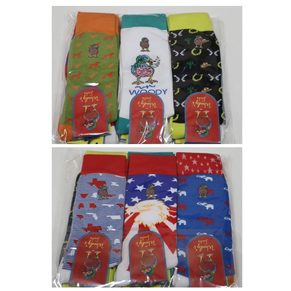 Woody's‎ Mens 6 Pack of Socks